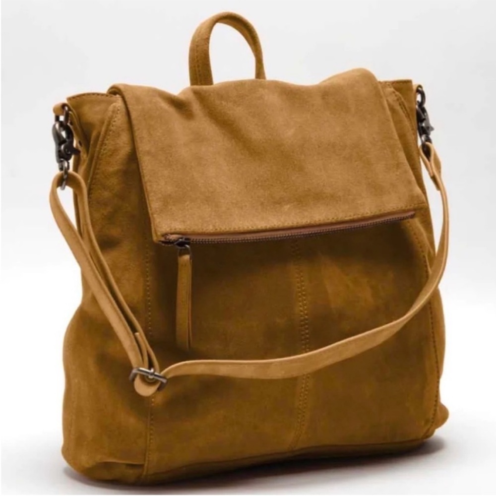 Free People Camilla suede convertible backpack